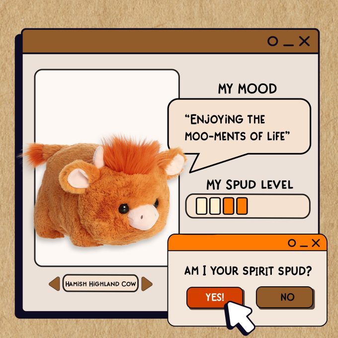 Aurora® - Spudsters™ - 10" Hamish Highland Cow™