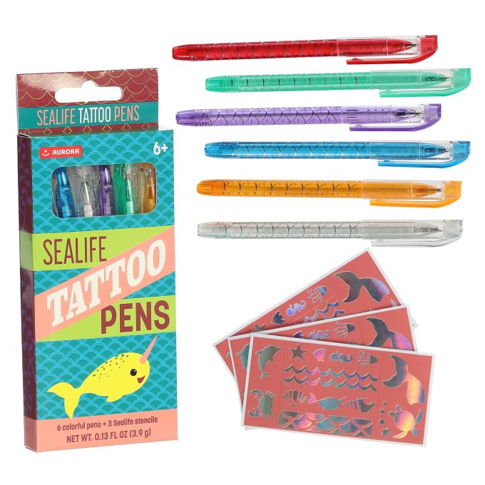 Aurora® Toys - Sealife Tattoo Pens