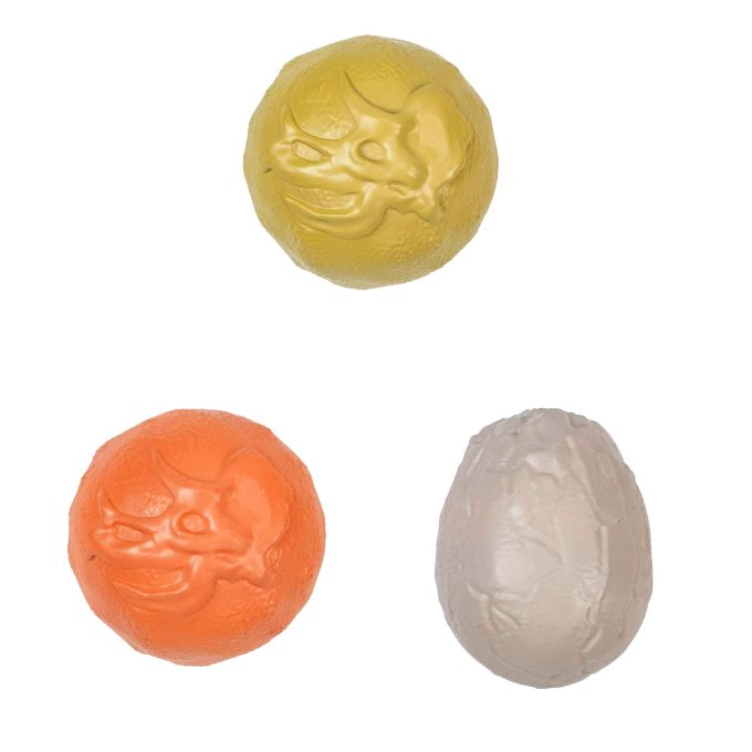 Aurora® Toys - 3" Dino Fossils + Egg Squishy Balls