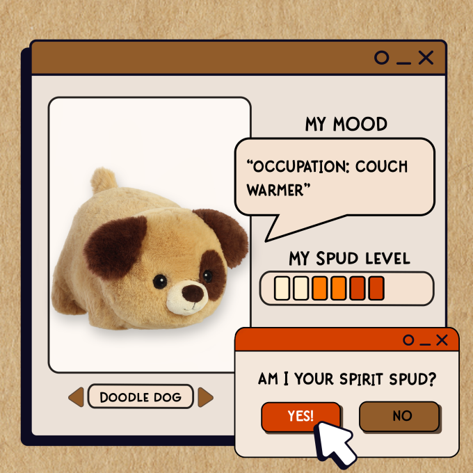 Aurora® - Spudsters™ - 10" Doodle Dog